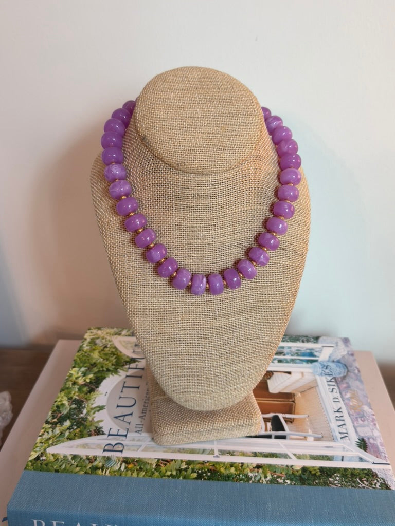 Bliss Necklace: Purple