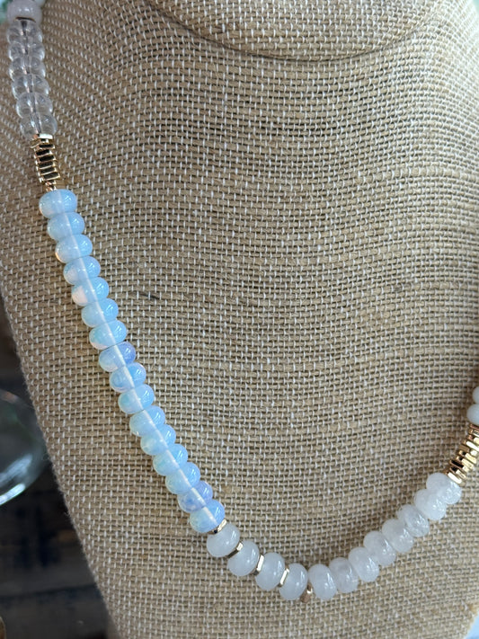 Kristina Necklace: Blue