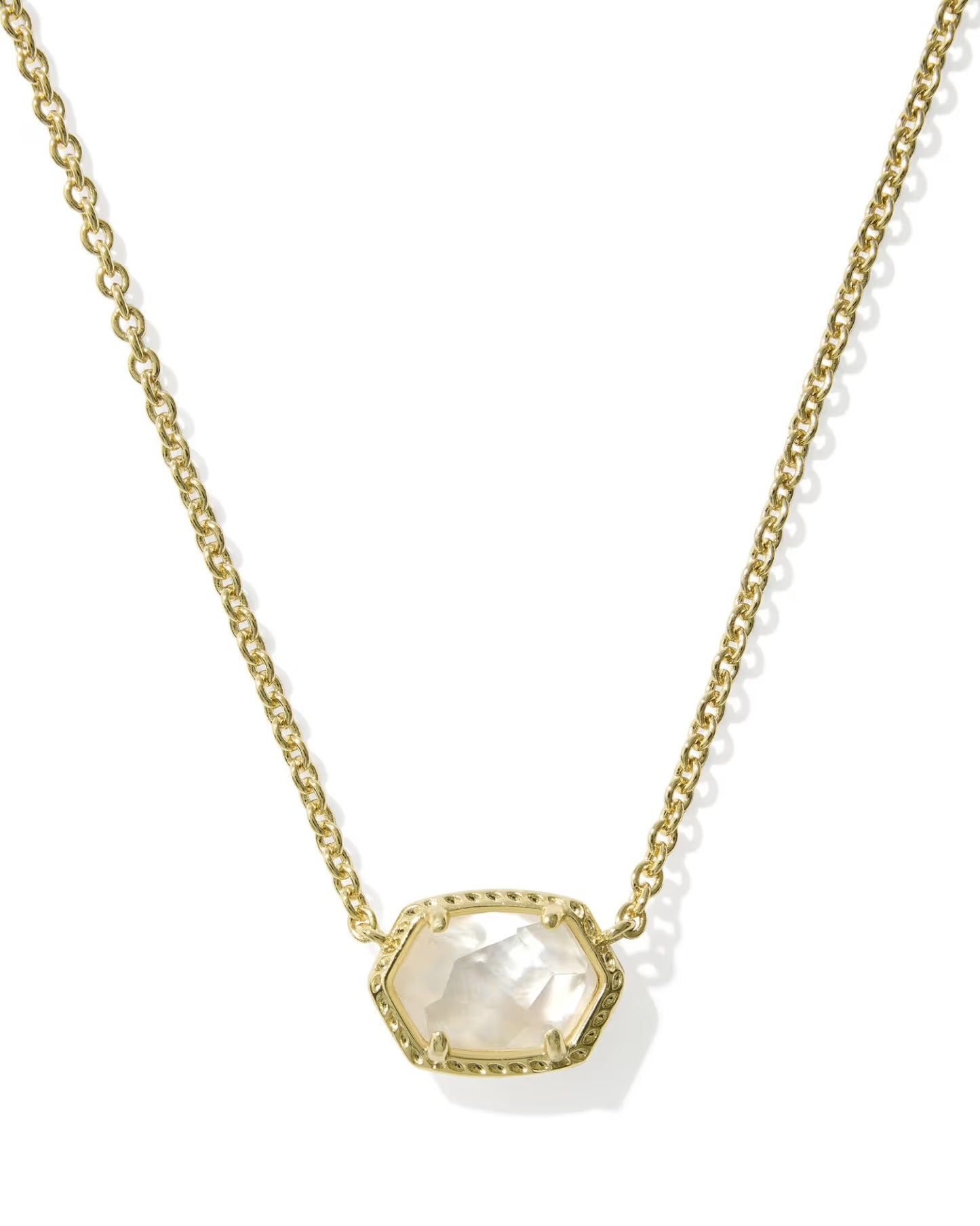 Daphne Frame Necklace Mother of Pearl