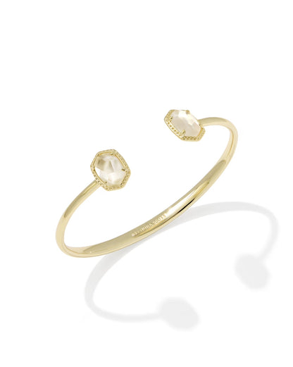 Daphne Frame Cuff Bracelet Mother of Pearl