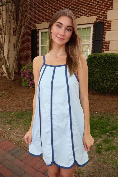 Augusta Dress - BLUE