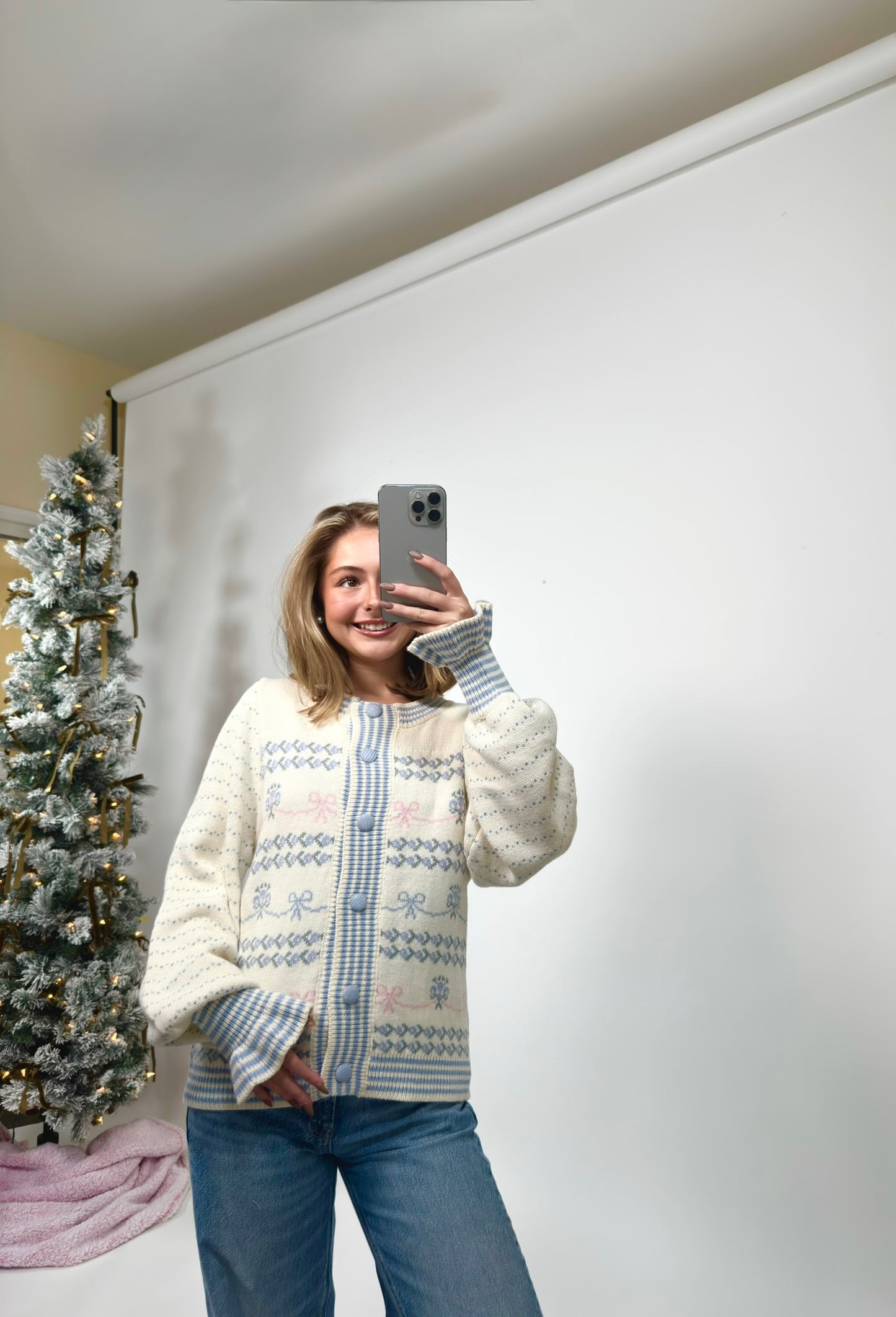 Blue Christmas Sweater