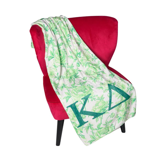 Greek Floral Blanket