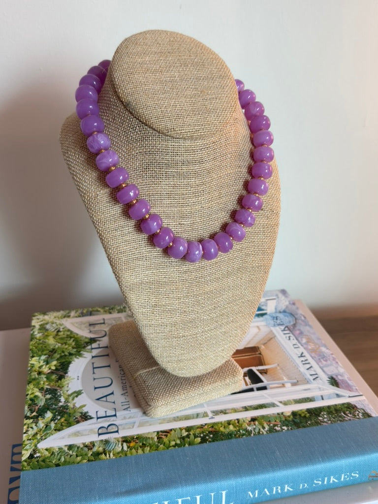 Bliss Necklace: Purple