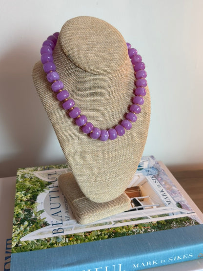 Bliss Necklace: Purple