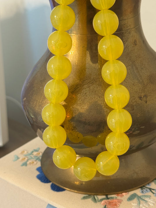Lydia Necklace: Yellow
