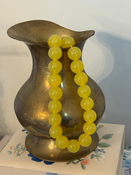 Lydia Necklace: Yellow