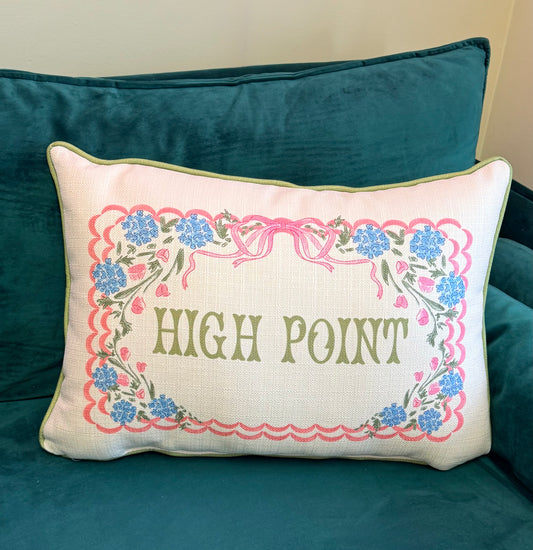 Ribbon Pillow - HIGH POINT