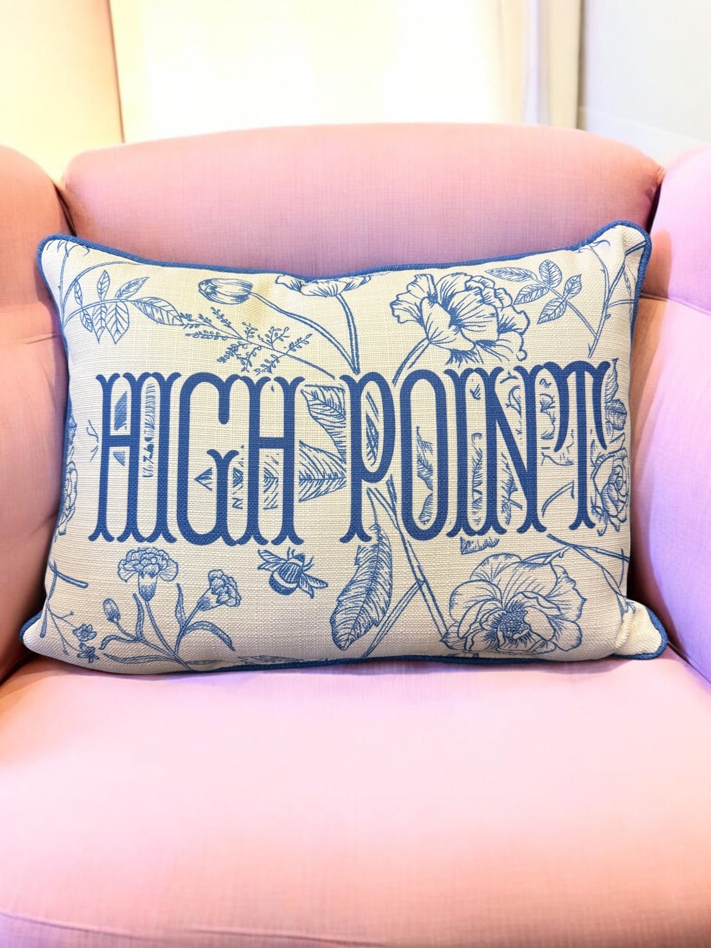 Blue Victorian HP Pillow