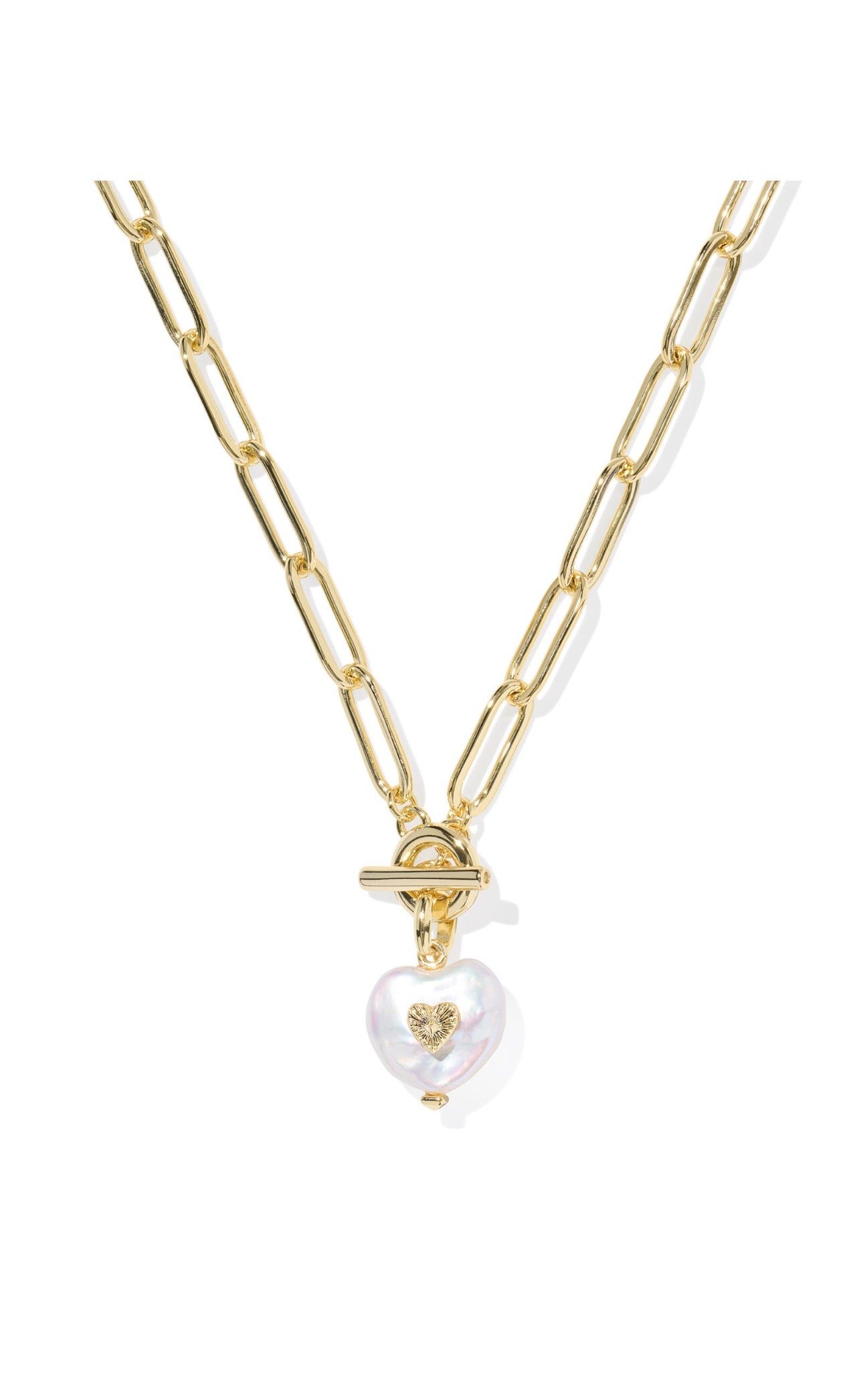 SASHA HEART SHORT PENDANT NECKLACE