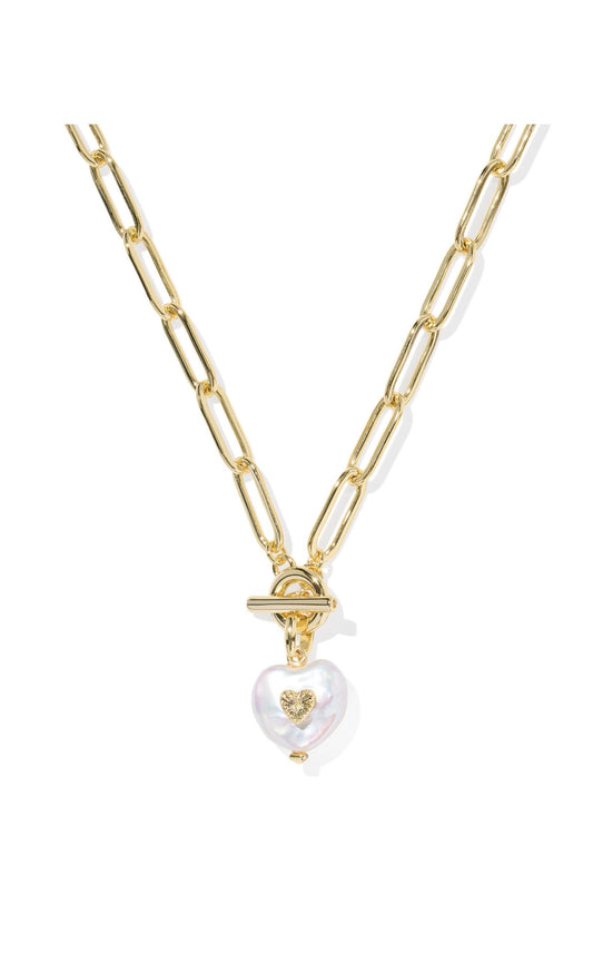 SASHA HEART SHORT PENDANT NECKLACE