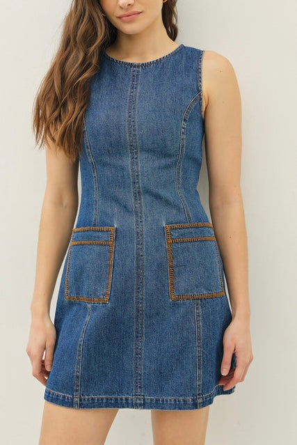 Denim Mini Dress