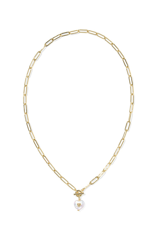 SASHA HEART SHORT PENDANT NECKLACE