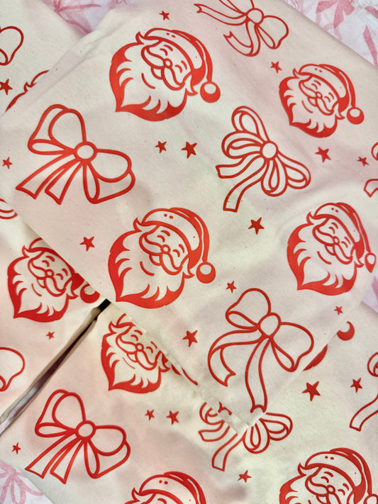 Santa Bow Tee