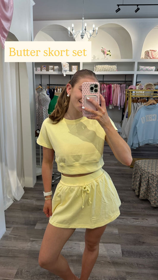 Butter Skort Set