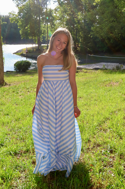 Stripes Maxi Dress