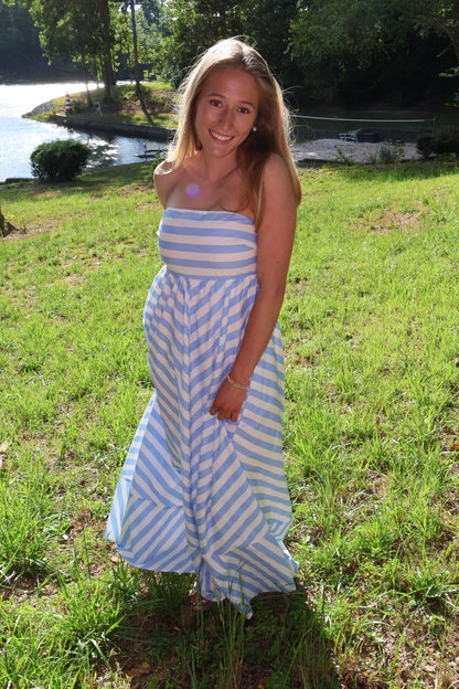 Stripes Maxi Dress