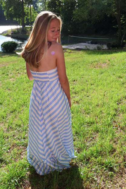 Stripes Maxi Dress
