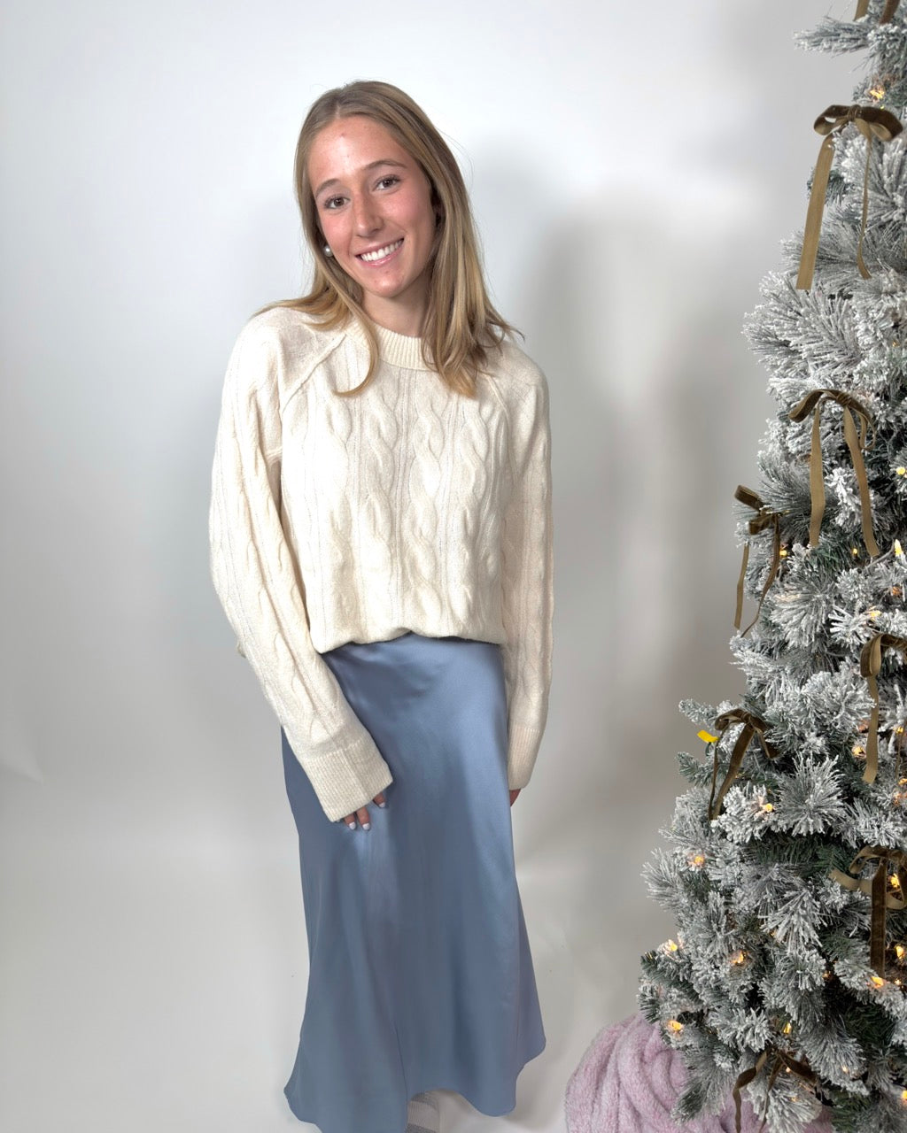 Snowflake Maxi Skirt