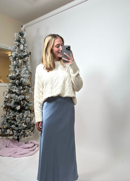 Snowflake Maxi Skirt