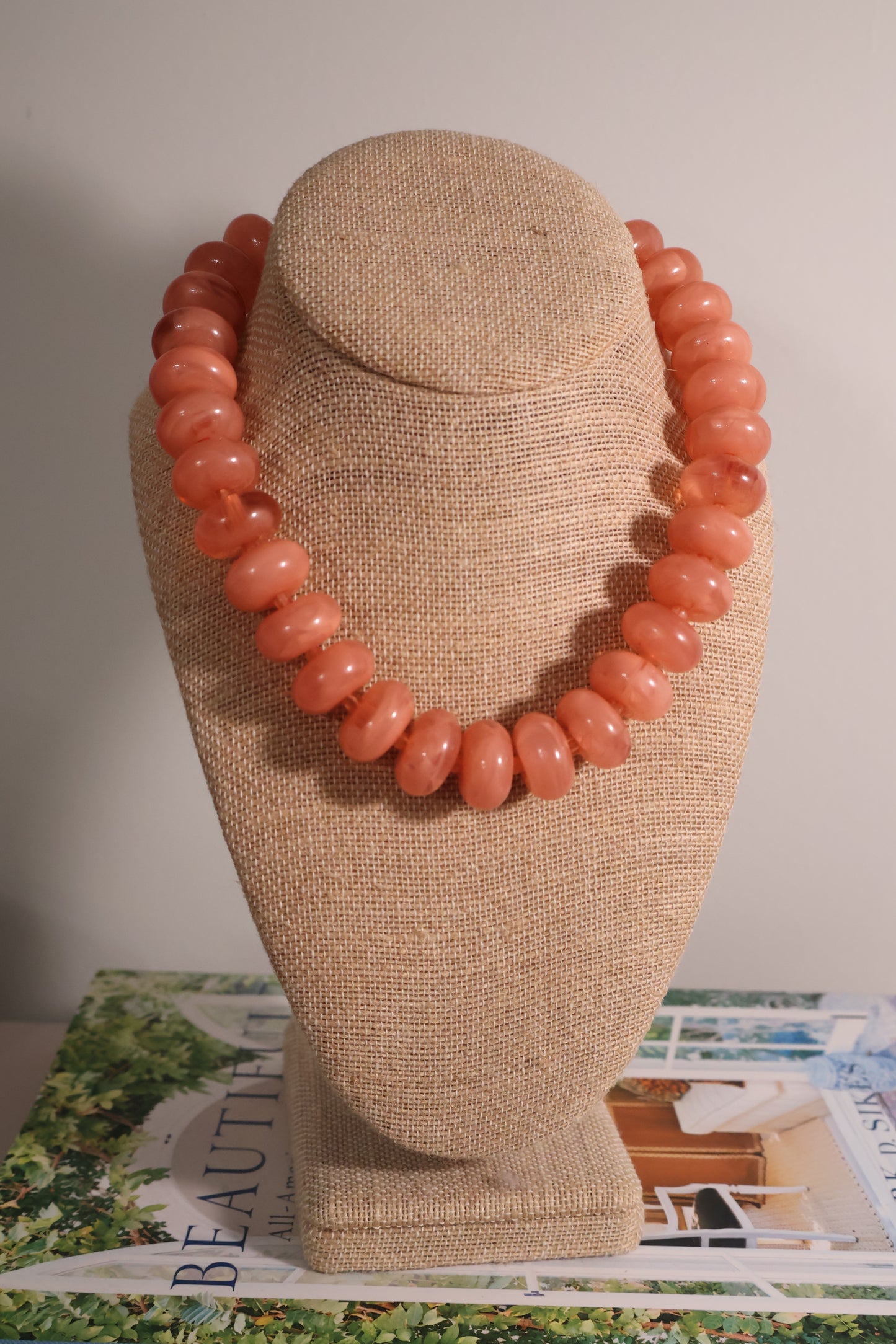Jillian Necklace: Mauve