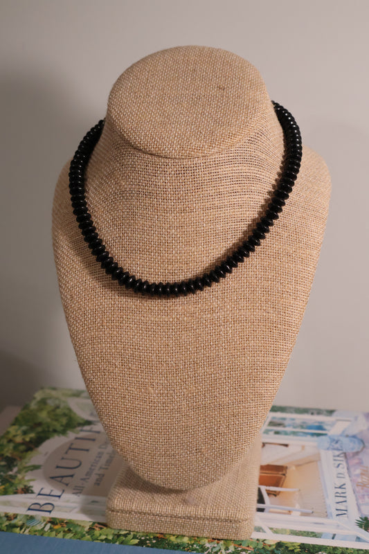 Jasper Necklace: Midnight