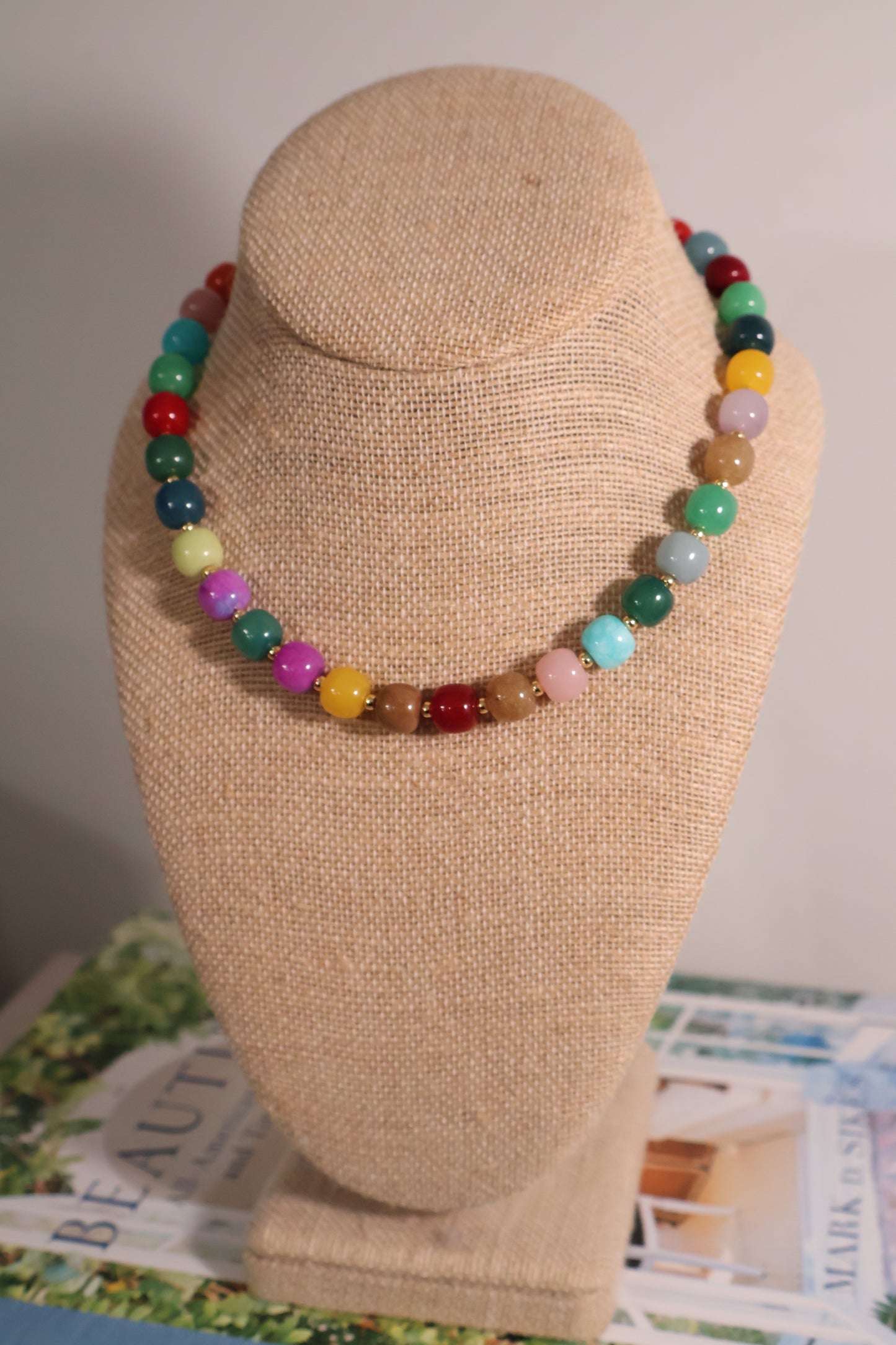 Jackie Necklace: Colorful
