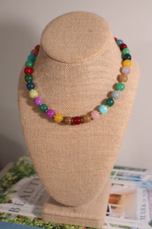 Jackie Necklace: Colorful