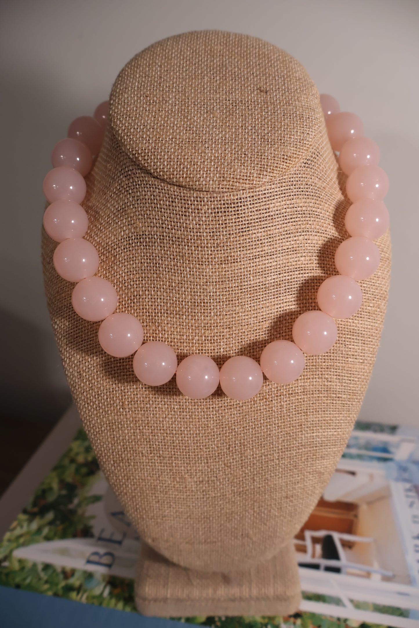 Lydia Necklace: Light Pink