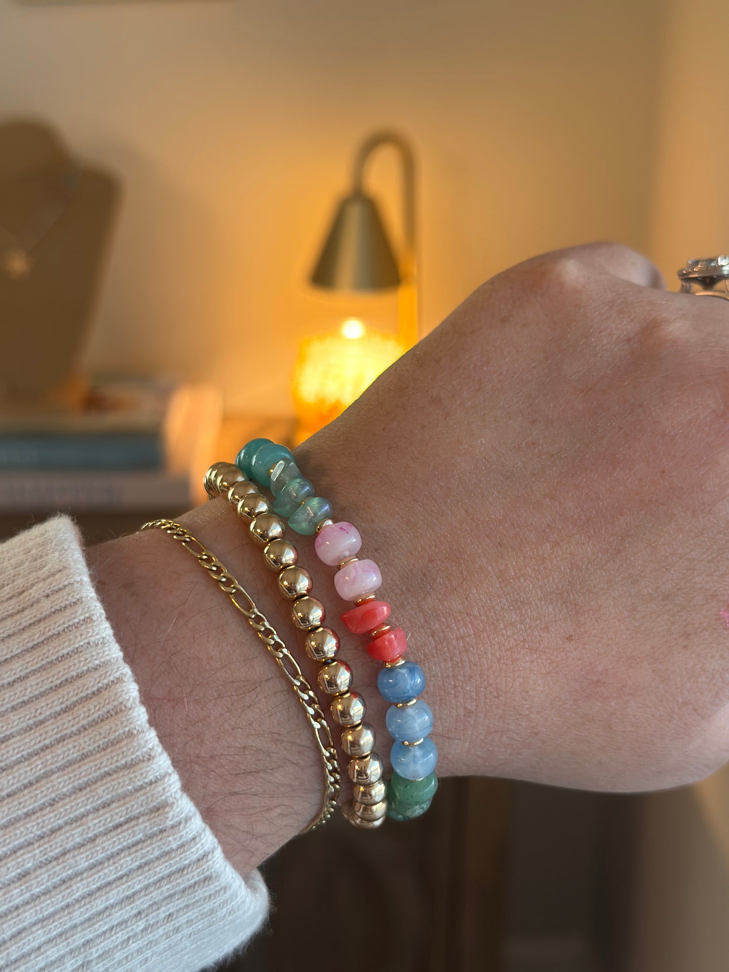 Multi & Gold Bracelets
