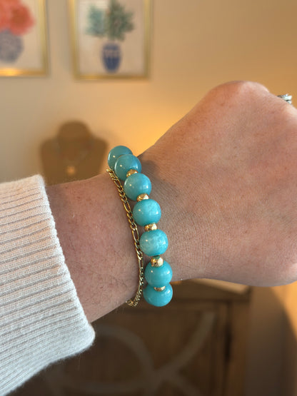 Seaside Bracelet: Teal