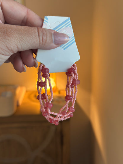 Summer 5 Pack Bracelet - Pink