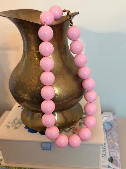 Lydia Necklace: Pink