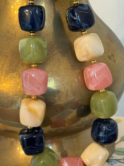 Harper Necklace - Multi Dark