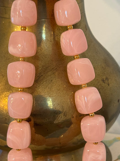 Harper Necklace - Peach