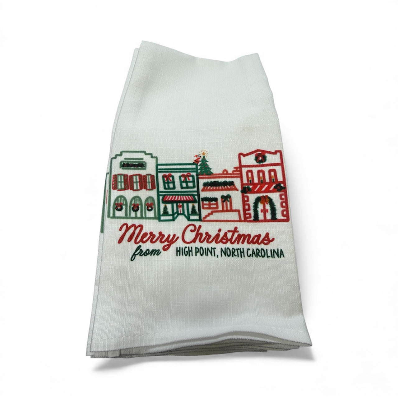 City Christmas Towel
