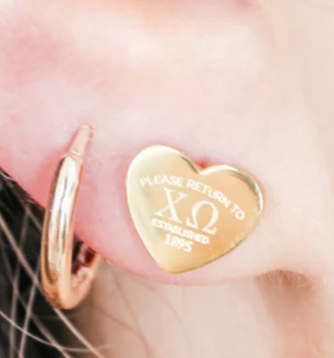 Return to Sender Heart Earrings