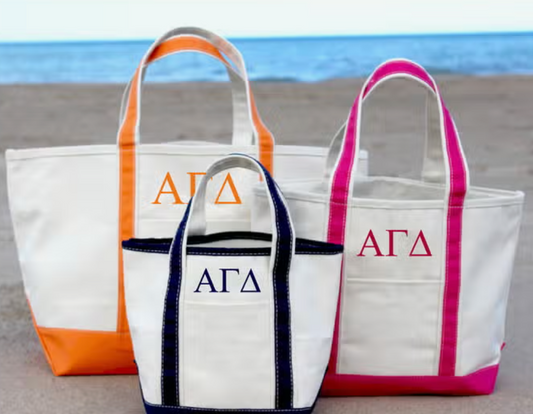 Sorority Embroidered Tote