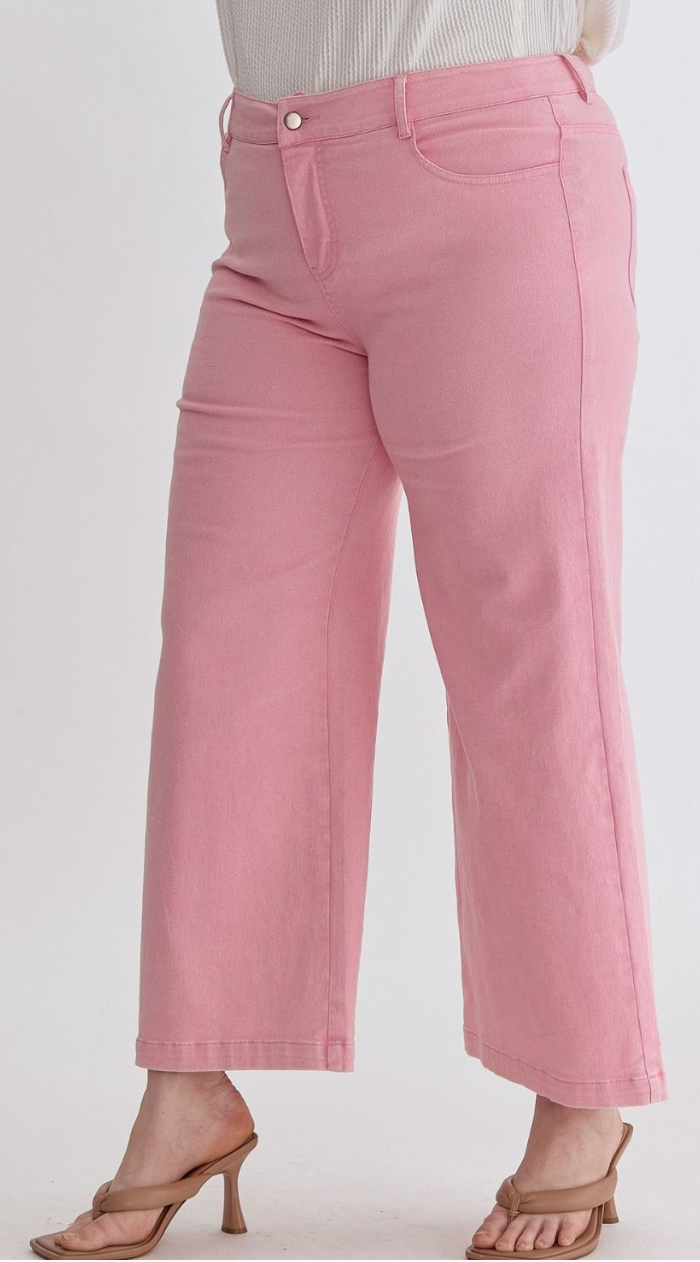 Lauren Curvy Pink Pant