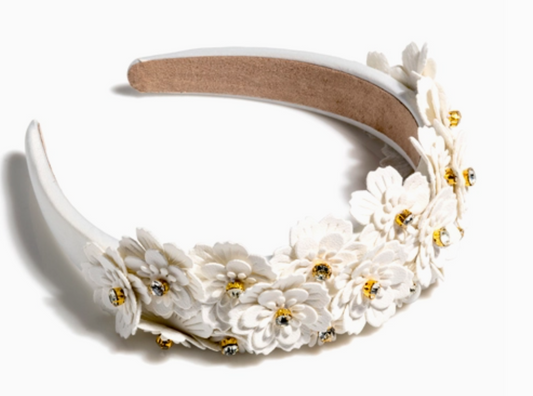 Flower Embellished Headband