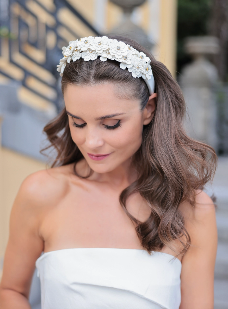 Flower Embellished Headband