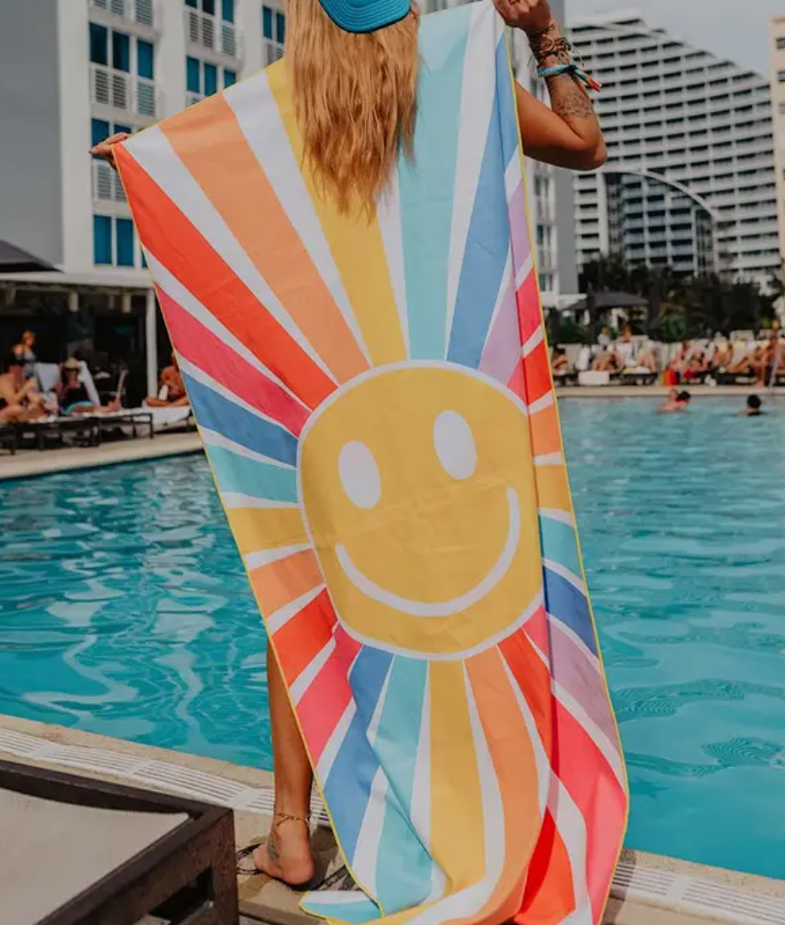 Smiley Sunshine Quick Dry Towel