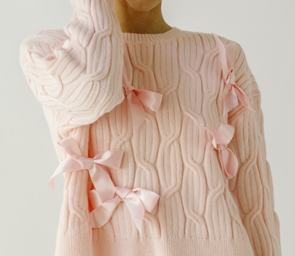 Sugar Plum Sweater - Baby Pink