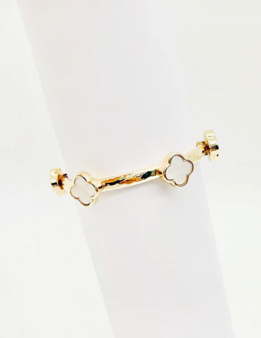 White Clover Bangle