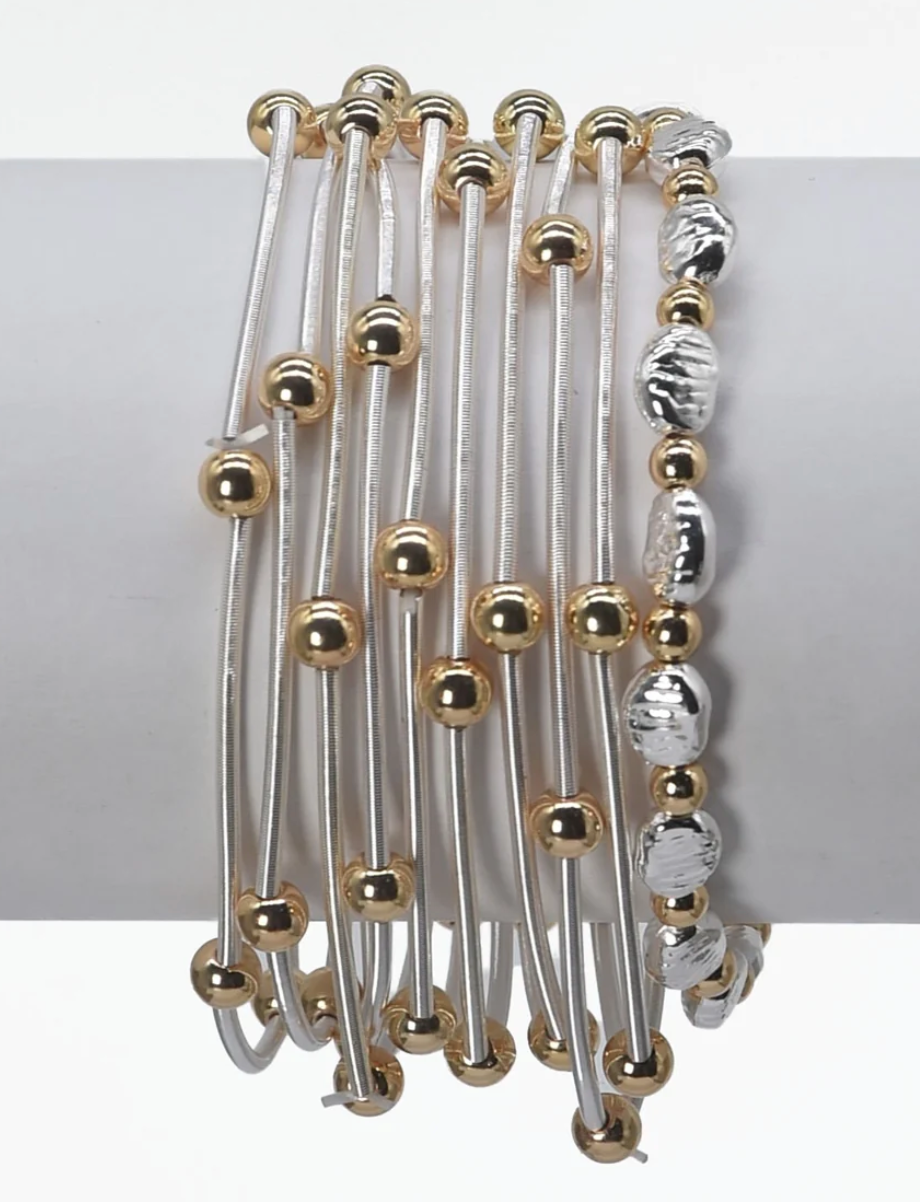 Group of 10 Stretch Bracelet