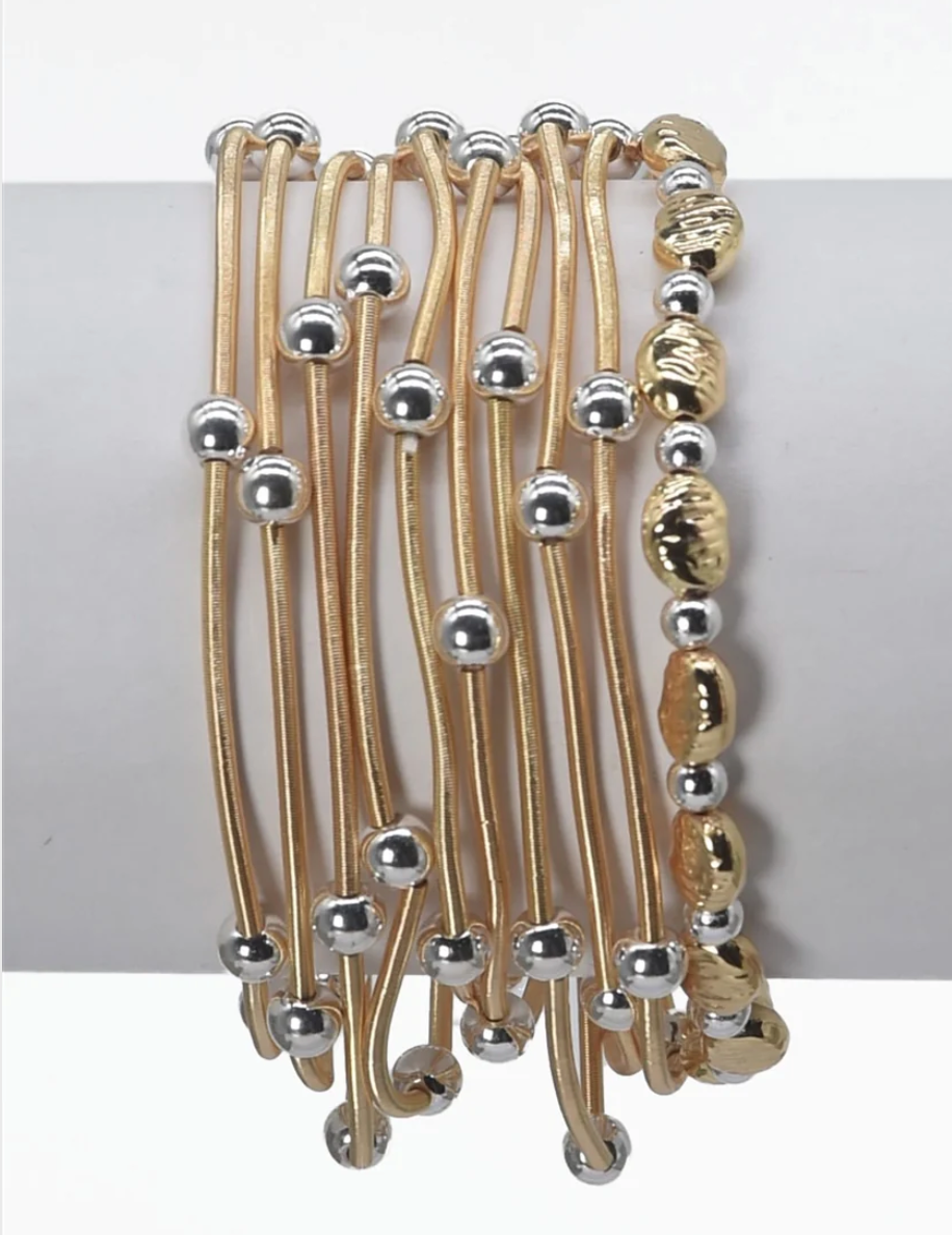 Group of 10 Stretch Bracelet