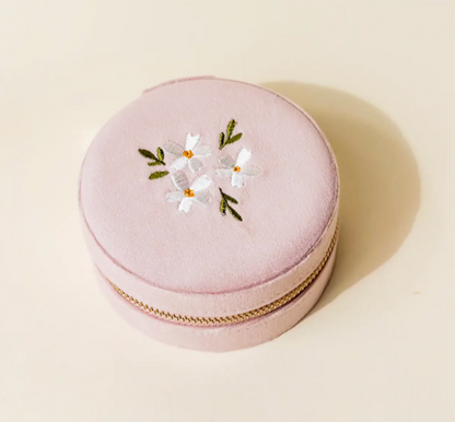 Round Jewelry Case