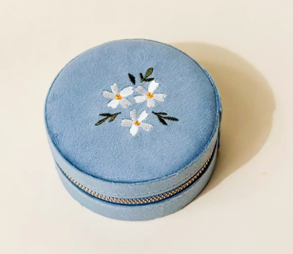 Round Jewelry Case