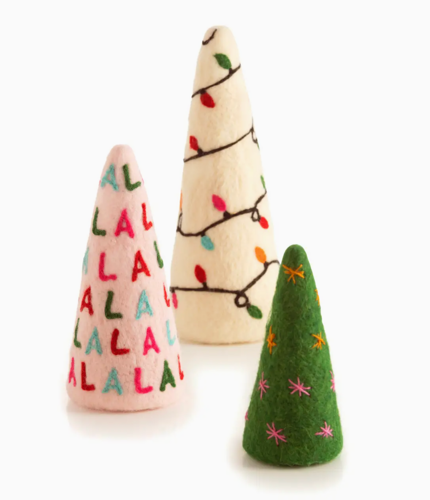 Wool Christmas Trees