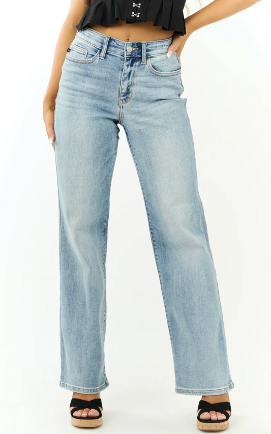 JB Light Wash Straight Leg Jean